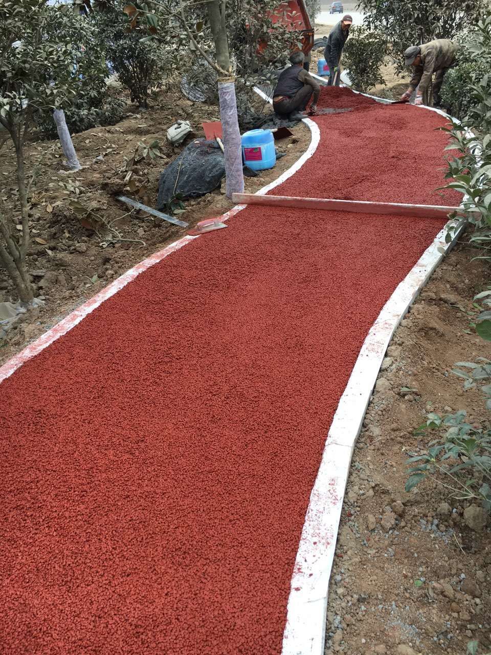 濱河南路透水地坪