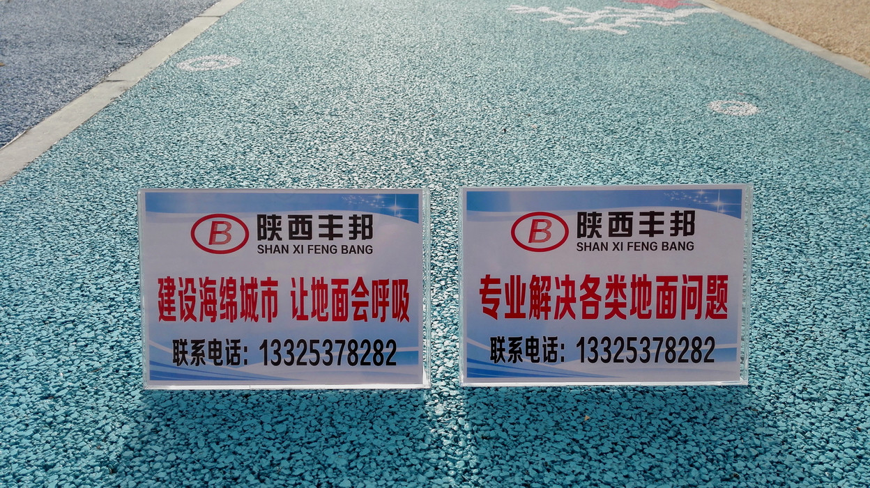 多彩透水地坪樣例