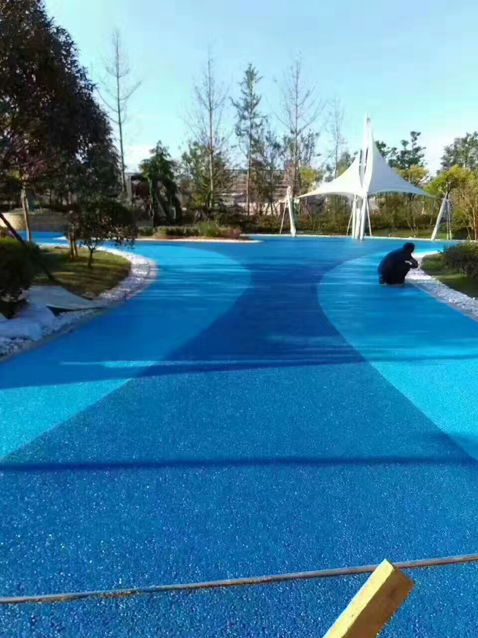 多彩透水地坪樣例
