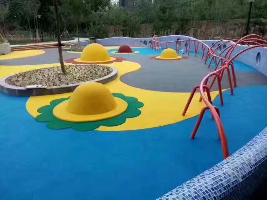 多彩透水地坪樣例