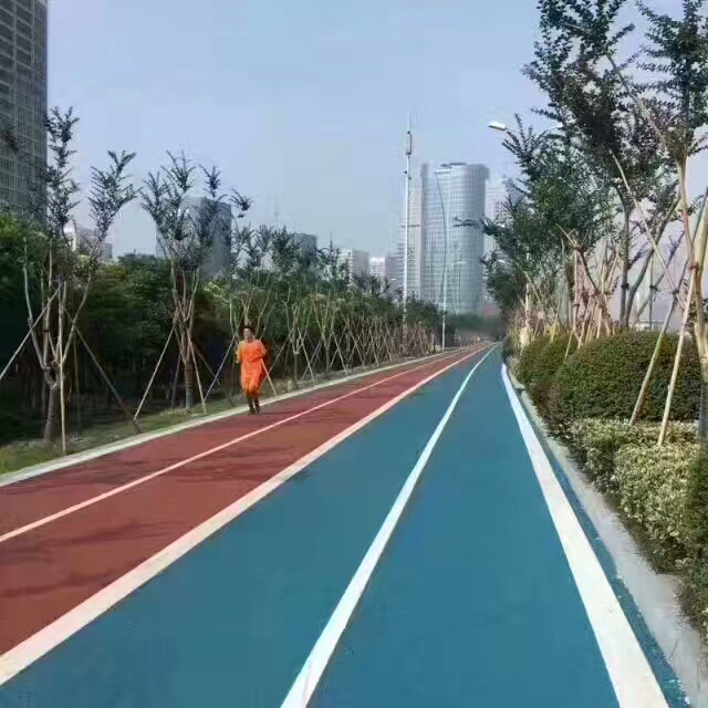 多彩透水地坪樣例