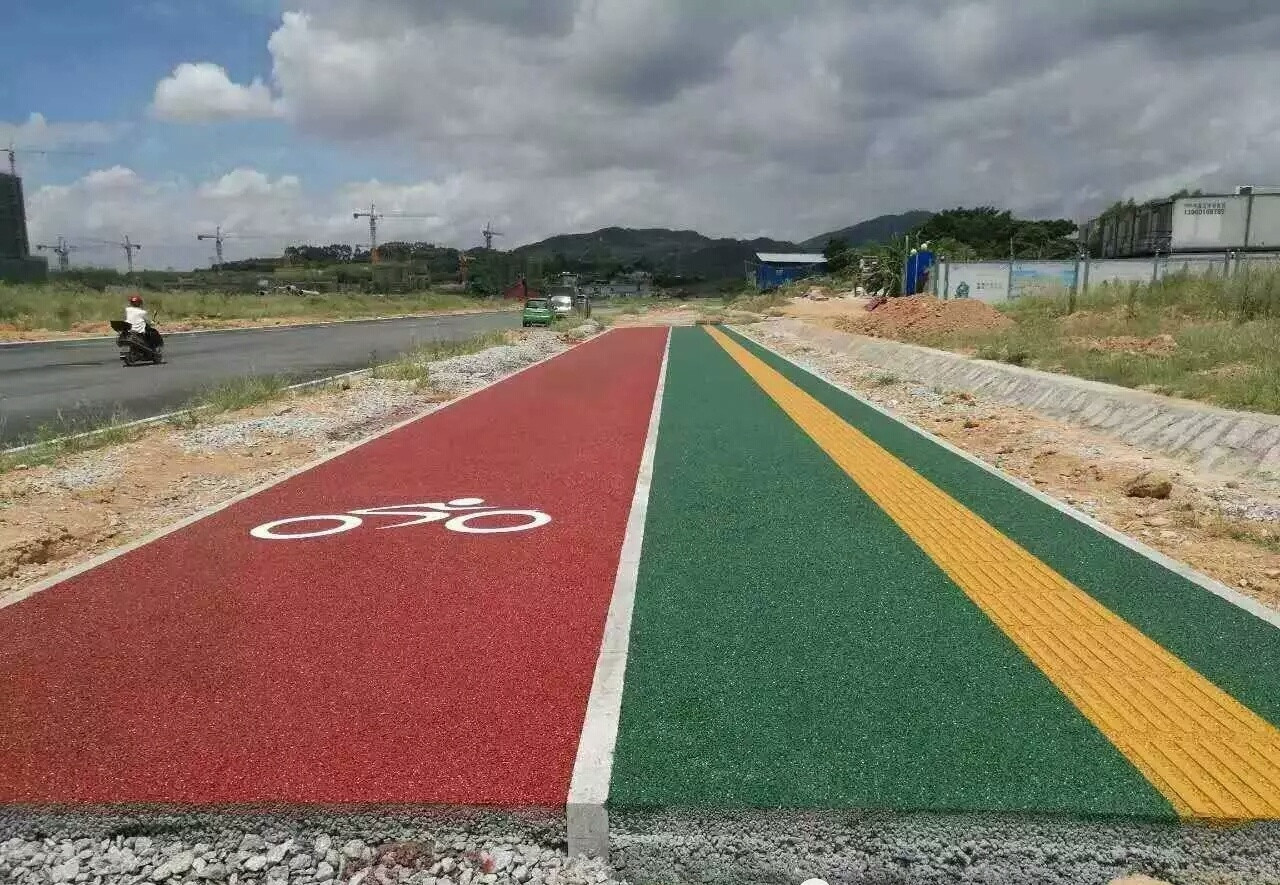 多彩透水地坪樣例