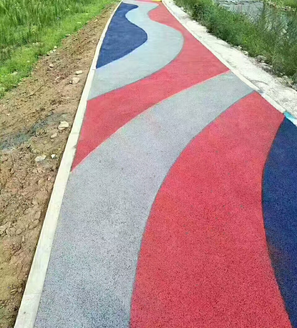 多彩透水地坪樣例