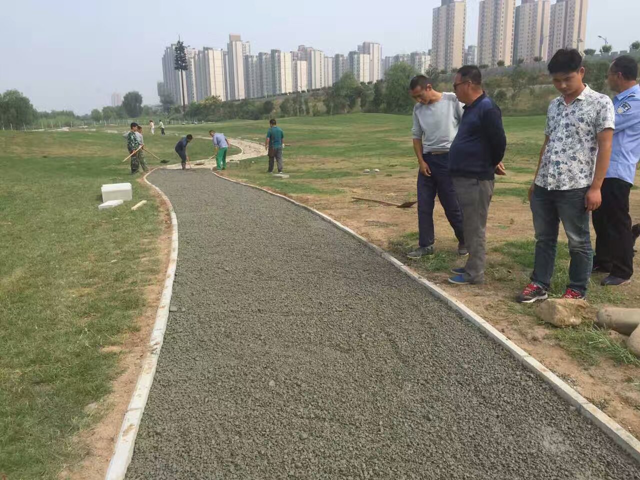 高爾夫球場透水地坪