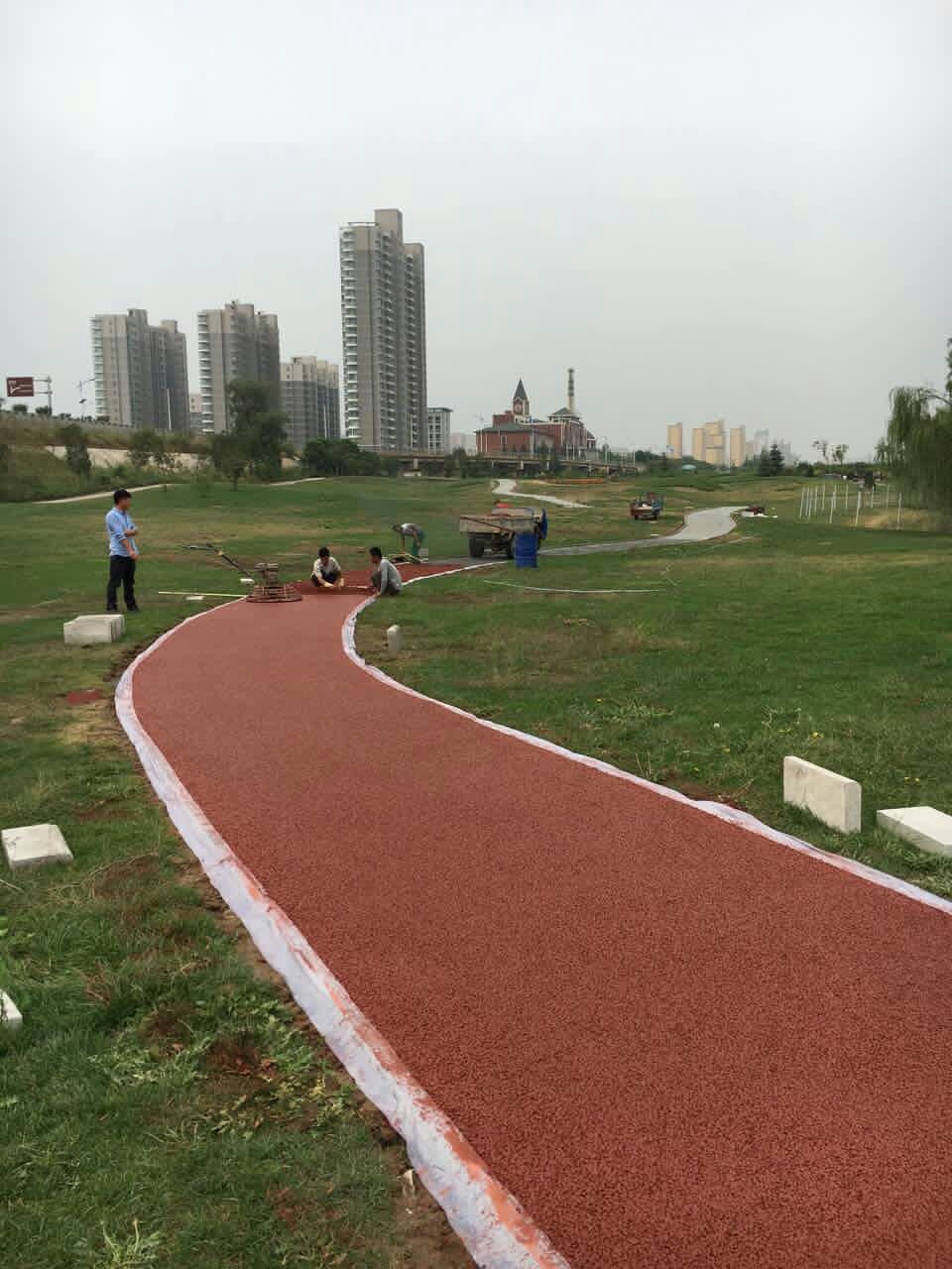 高爾夫球場透水地坪