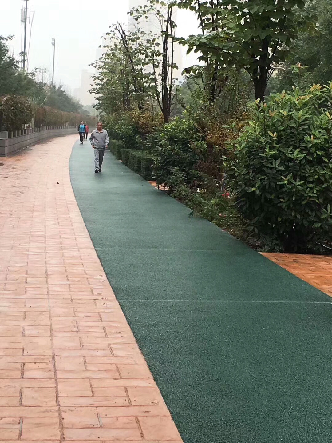 高新三路至八路透水健康步道