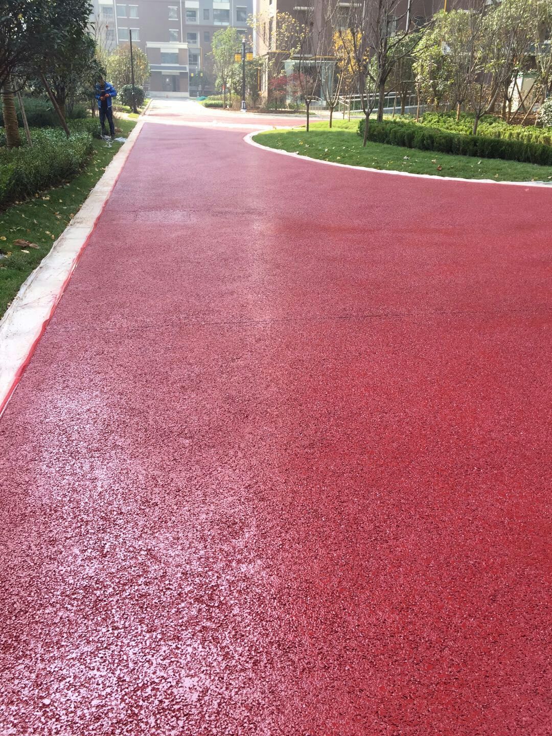 龍廷山水透水道路