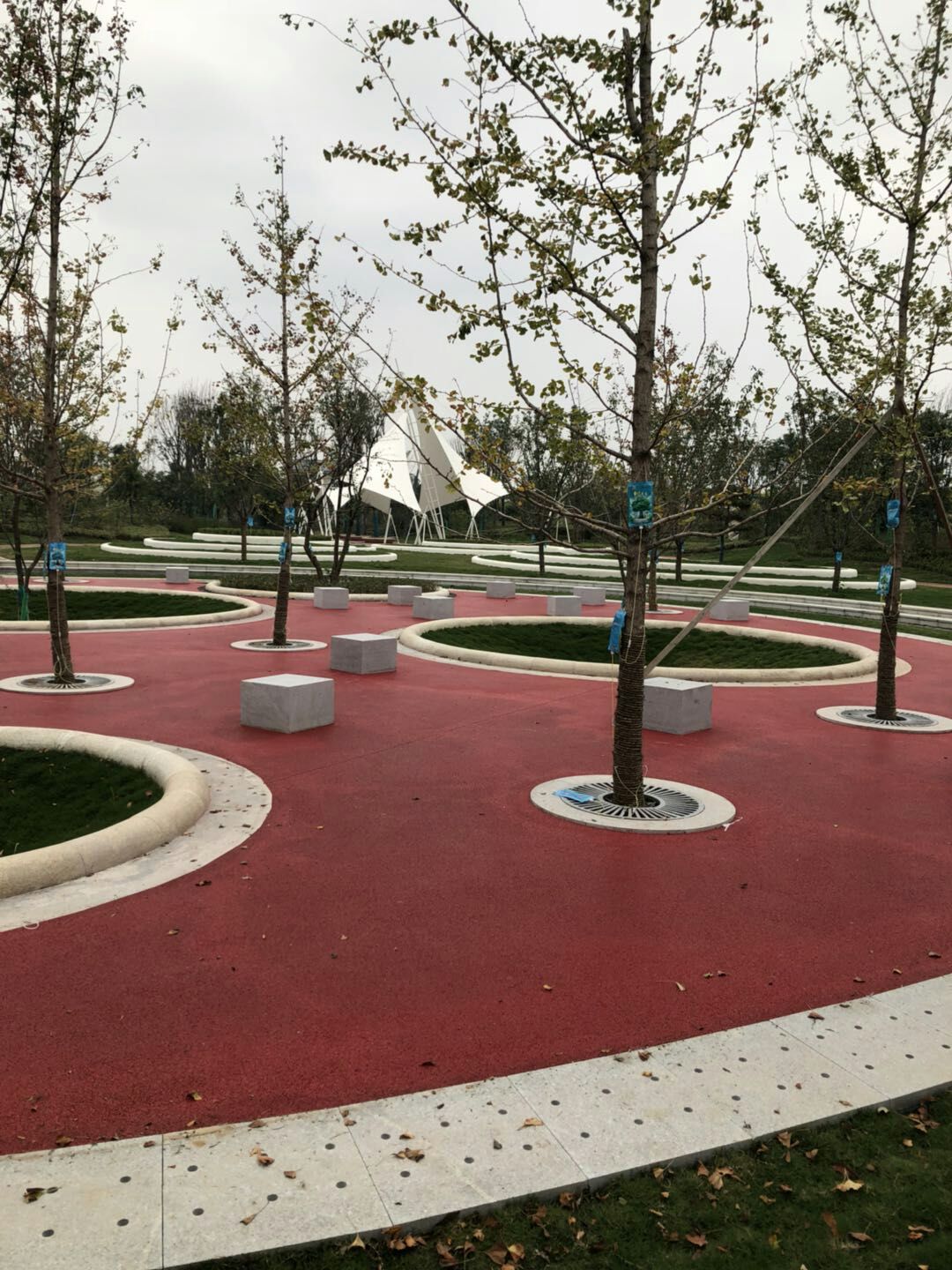潘溪高速入口公園透水地坪