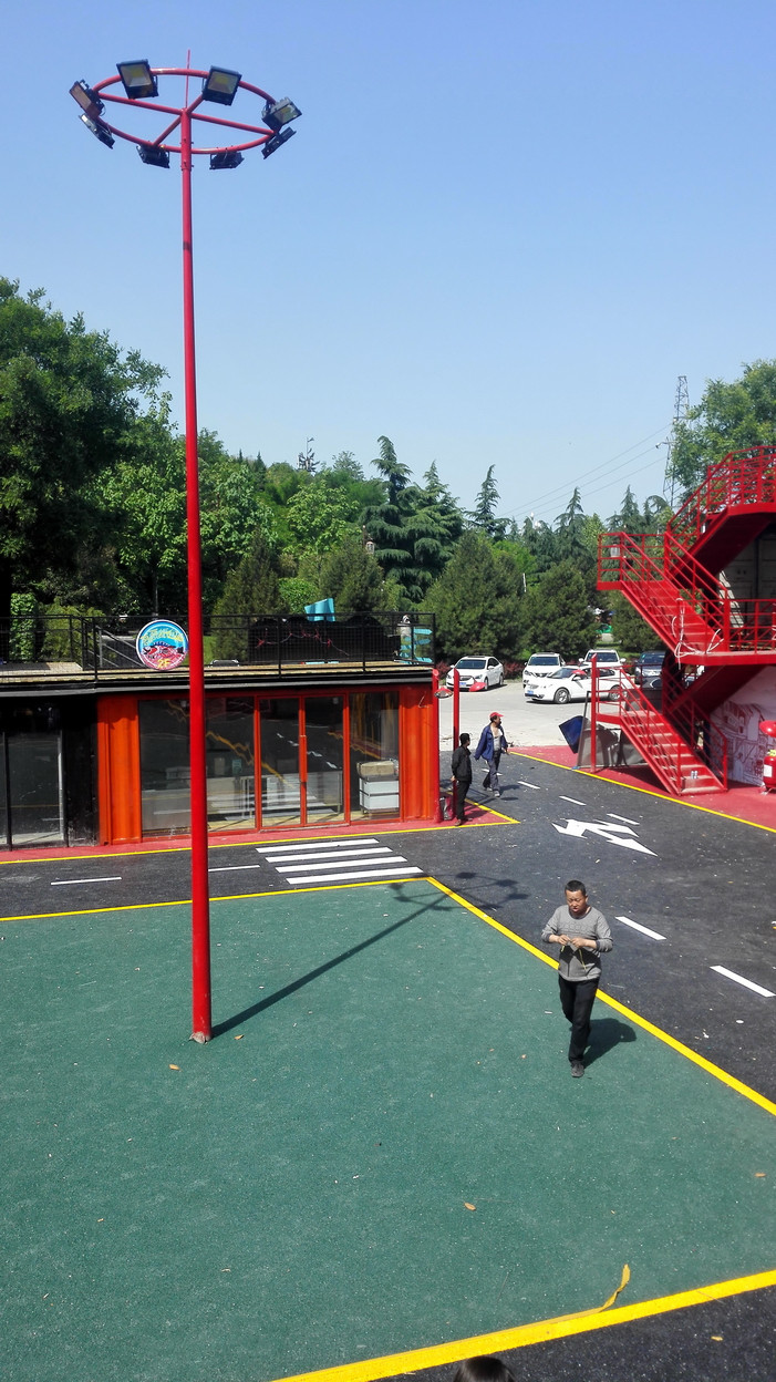 寶雞石鼓太陽市透水路面