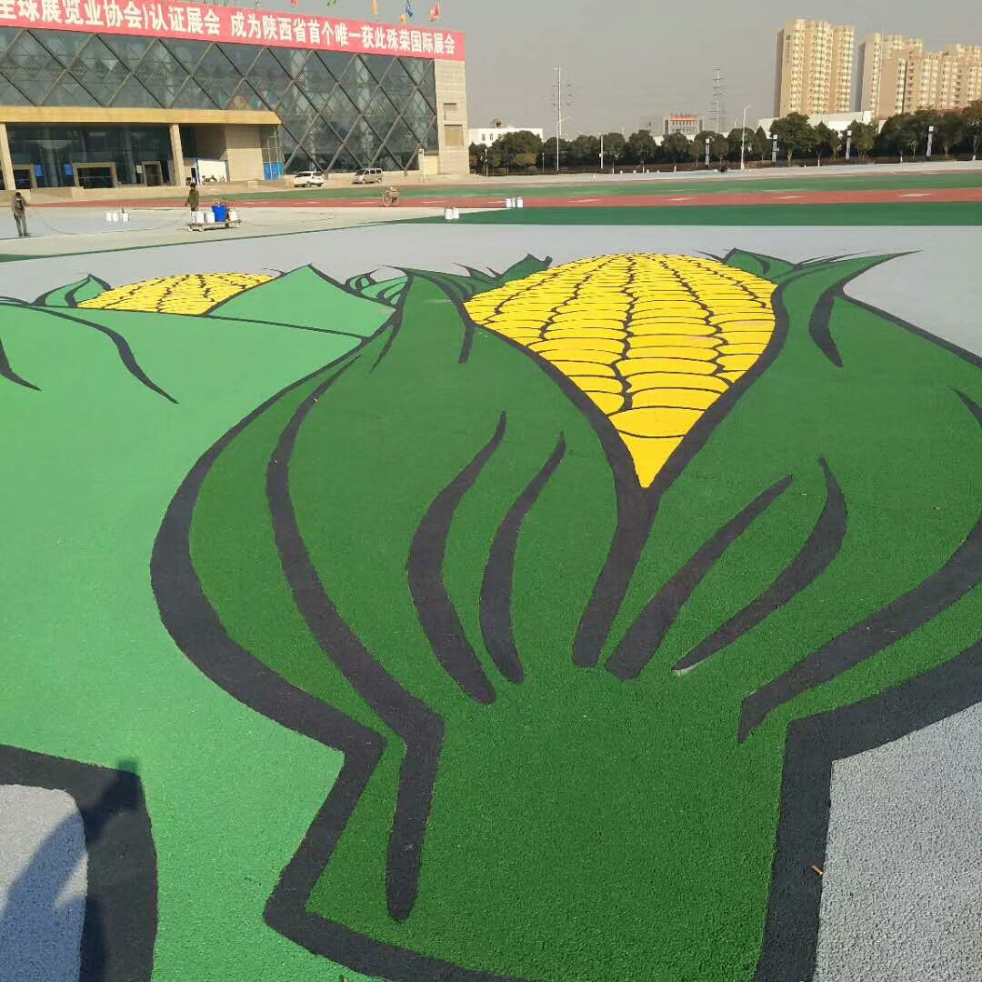 楊凌農展中心透水地坪廣場
