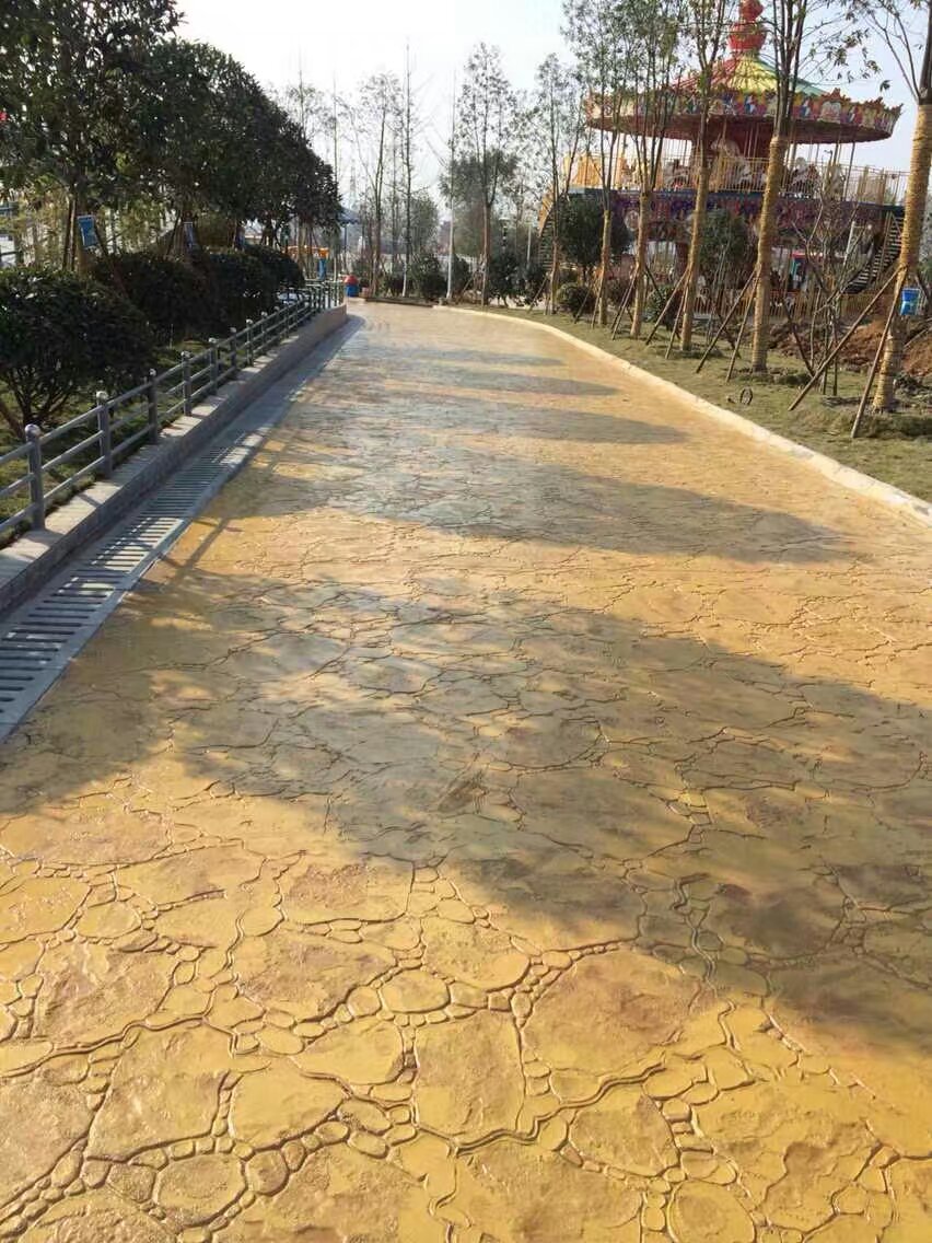 安康歡樂世界公園壓花地坪