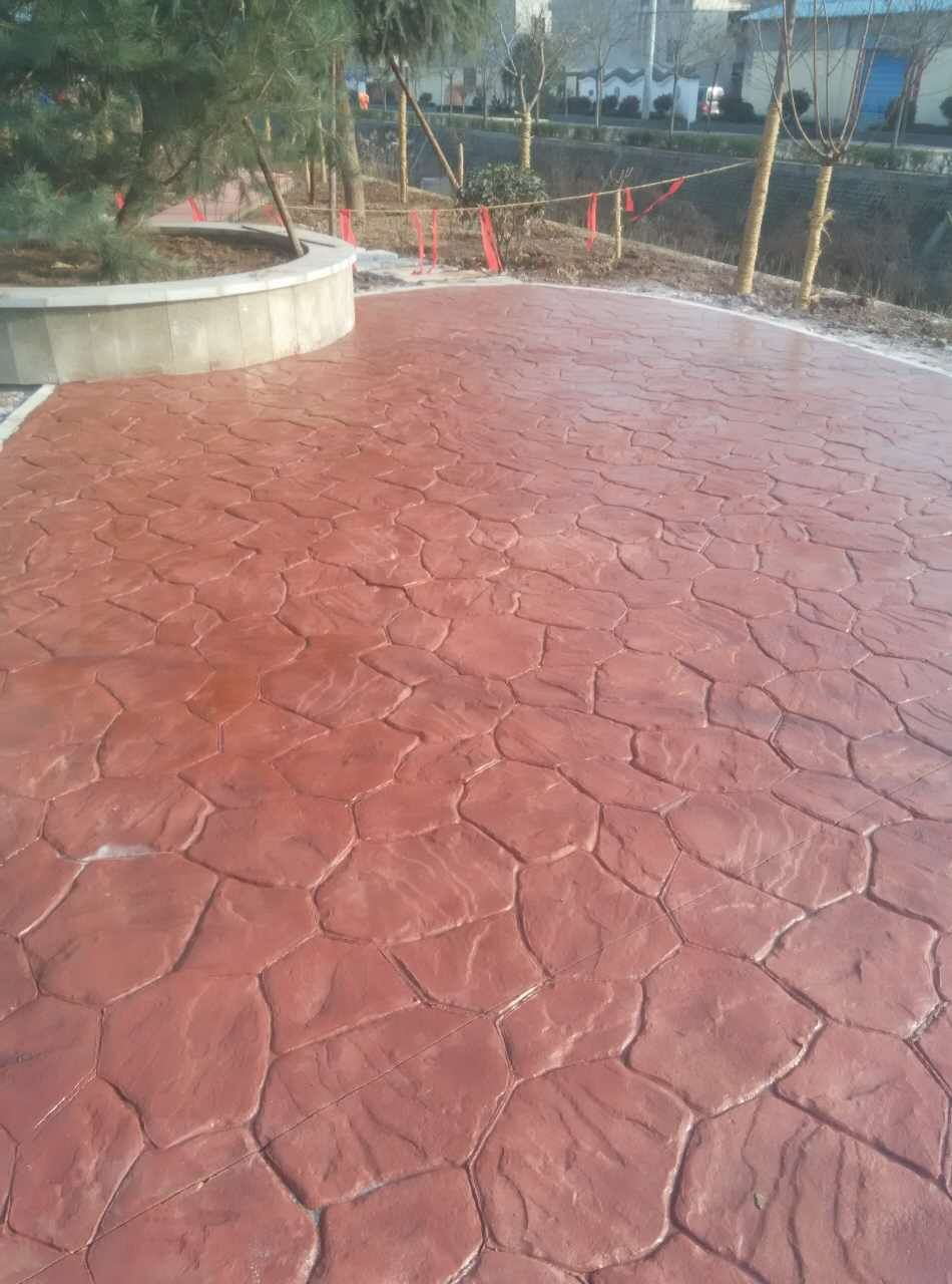 寶雞市高家鎮休閑壓花地坪