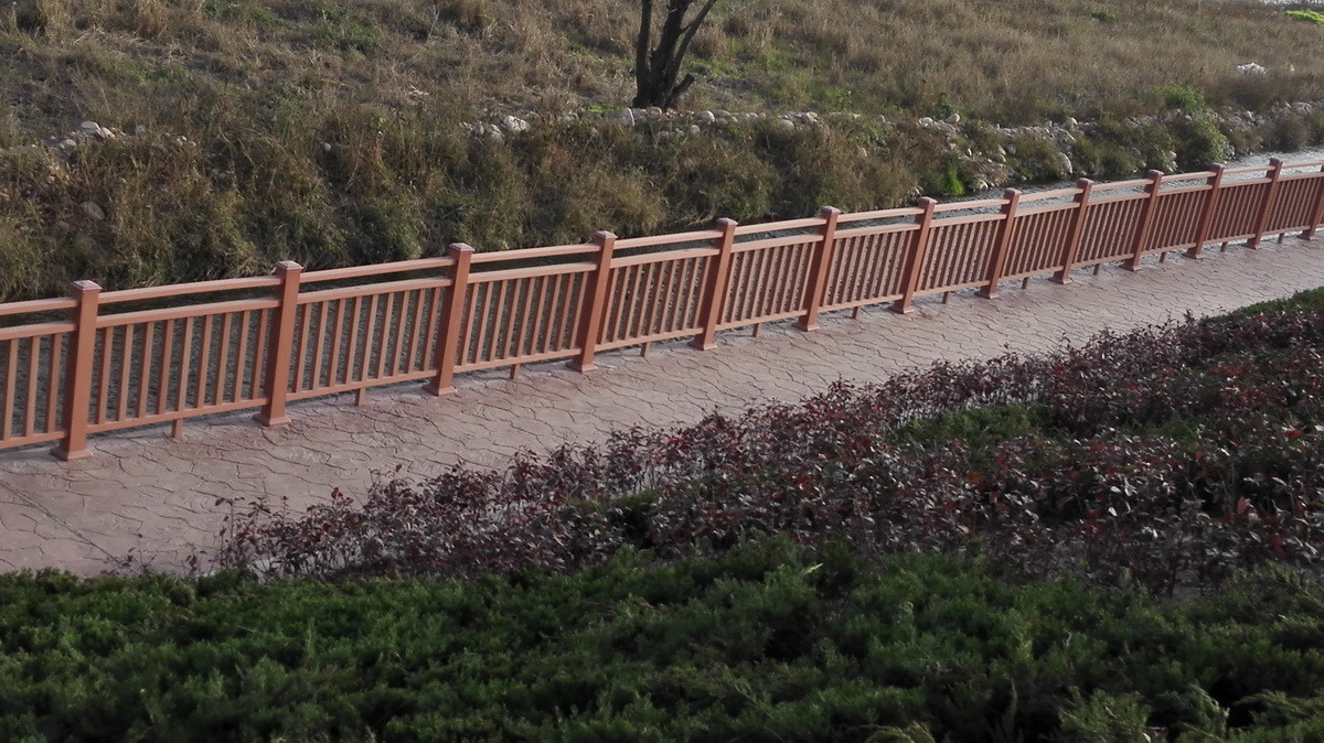 寶雞清姜河岸壓花地坪
