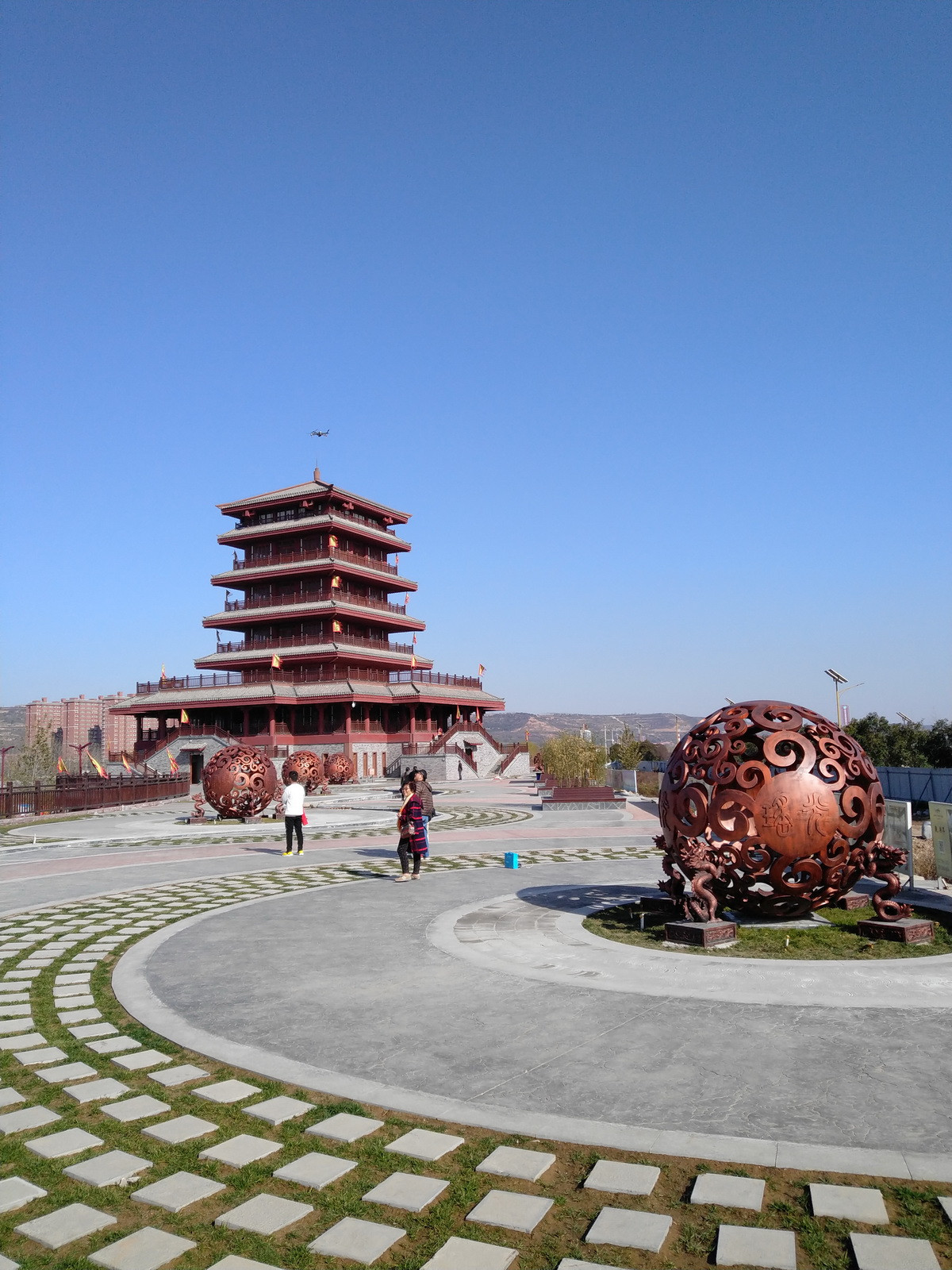 水城三國小鎮藝術壓印地坪
