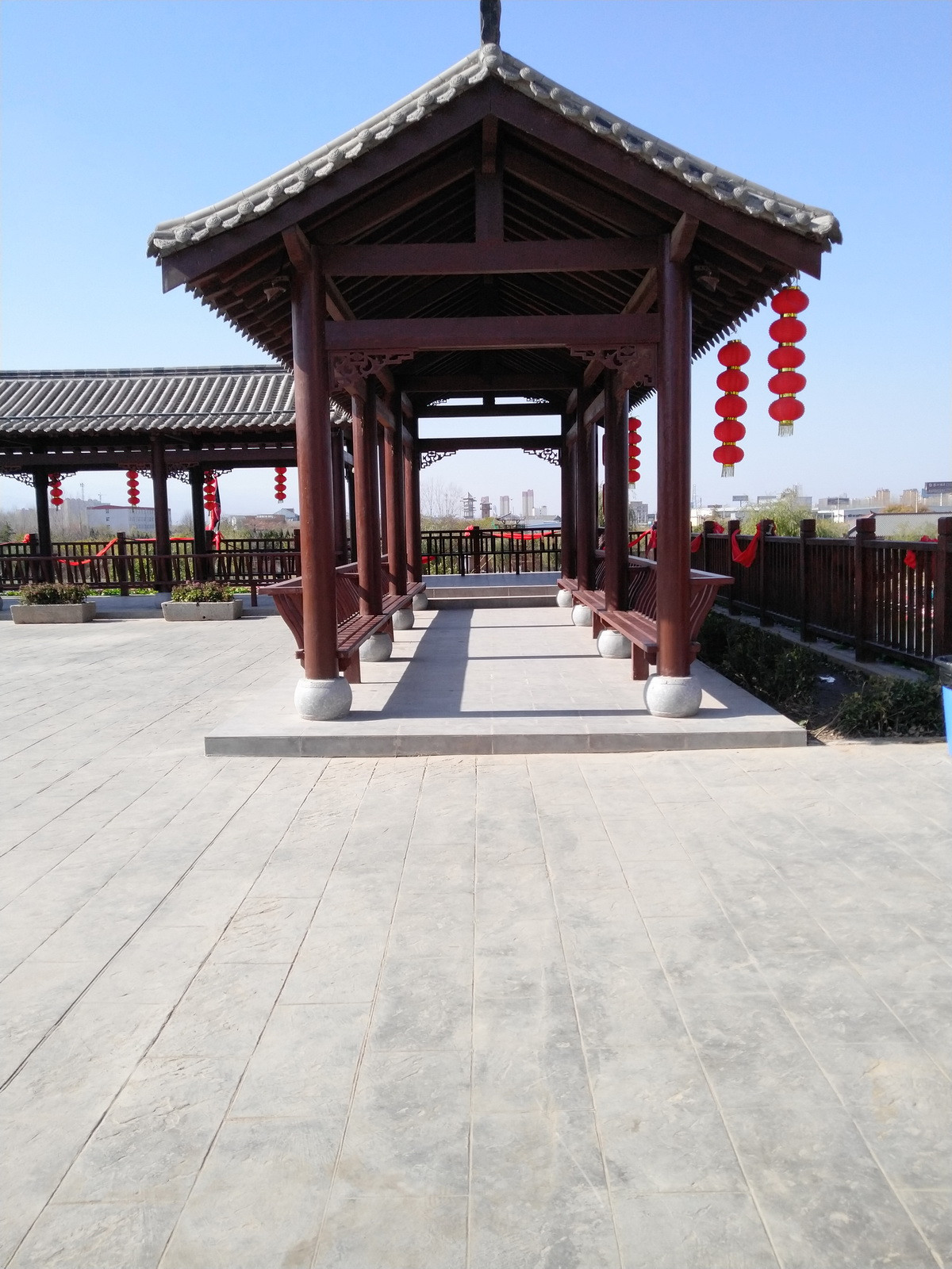 水城三國小鎮藝術壓印地坪