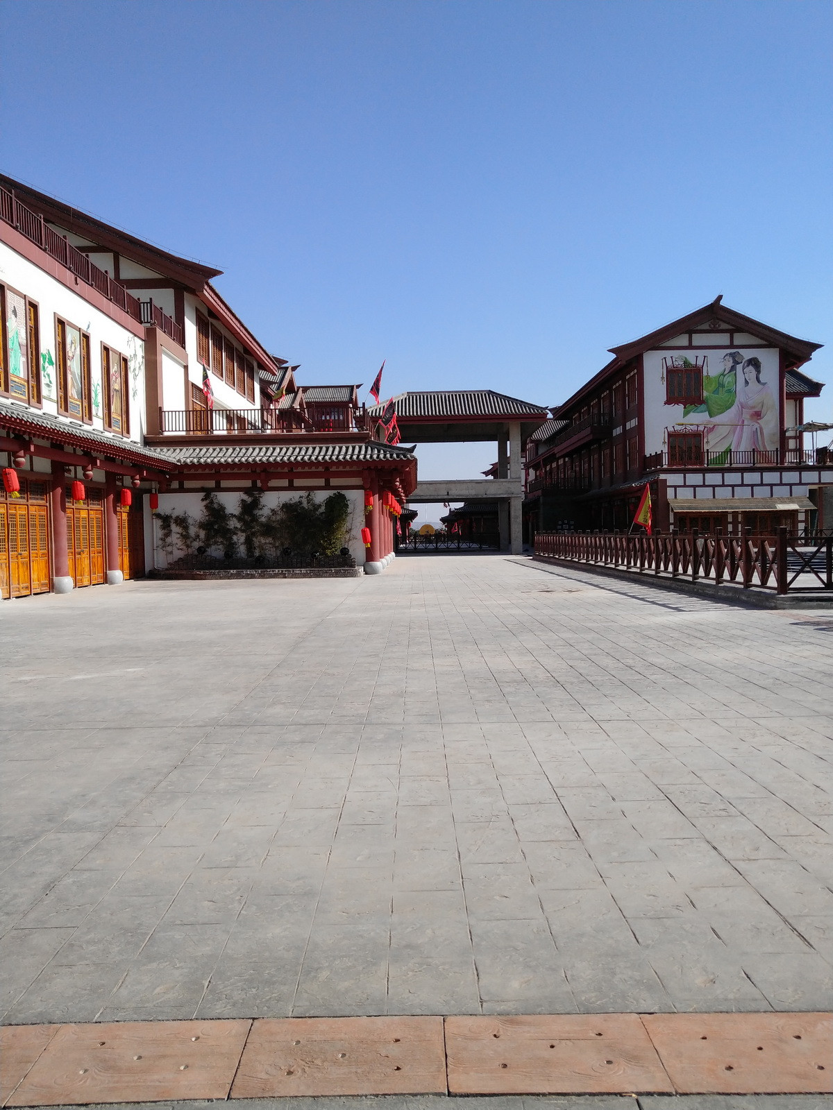 水城三國小鎮藝術壓印地坪