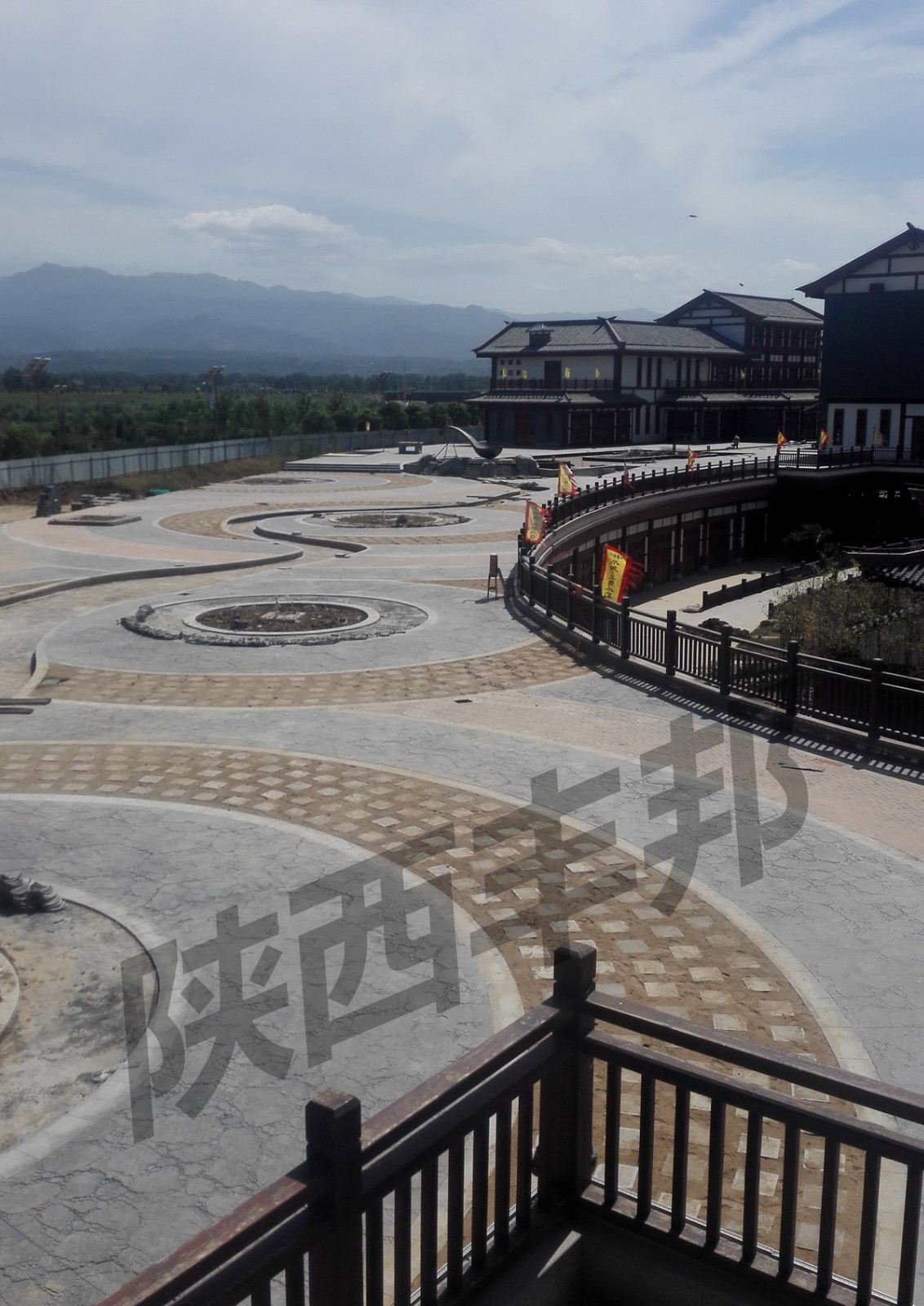 水城三國小鎮藝術壓印地坪
