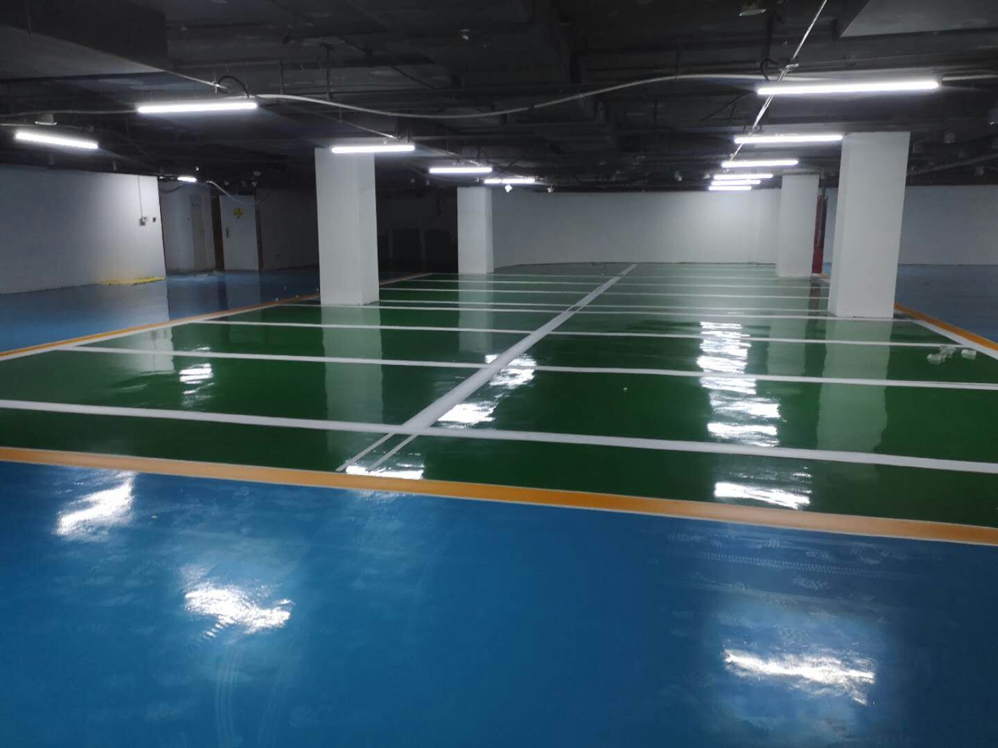 北京居然之家地下停車場環氧地坪