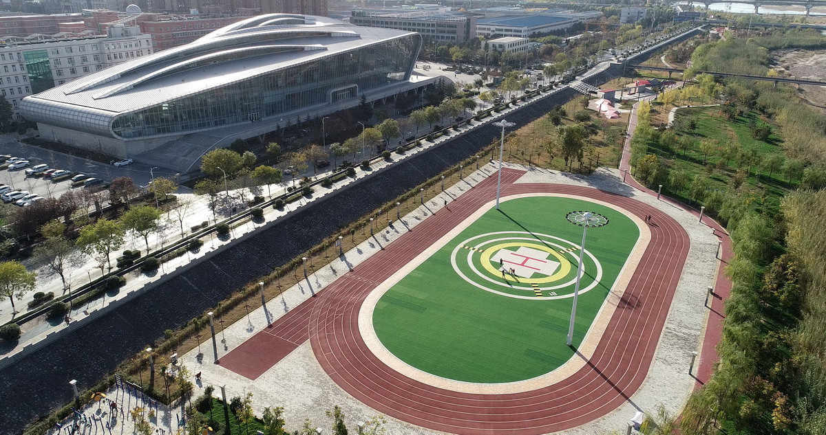 寶雞高新區(qū)濱河生態(tài)園停機坪、運動場