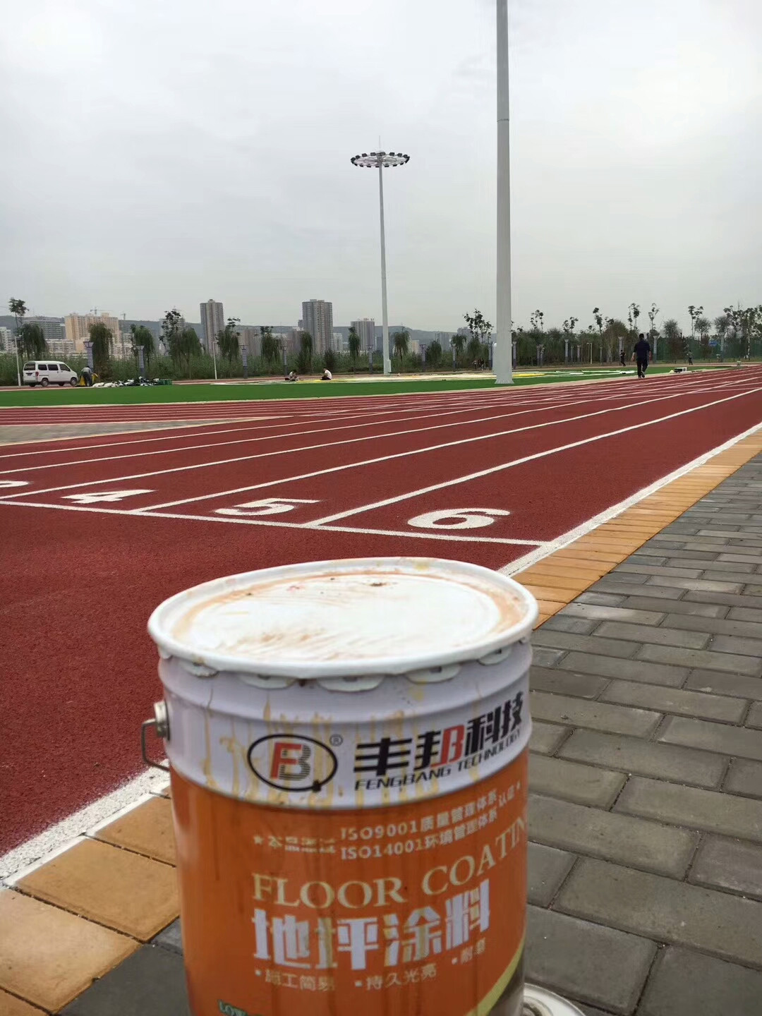 寶雞高新區(qū)濱河生態(tài)園停機坪、運動場