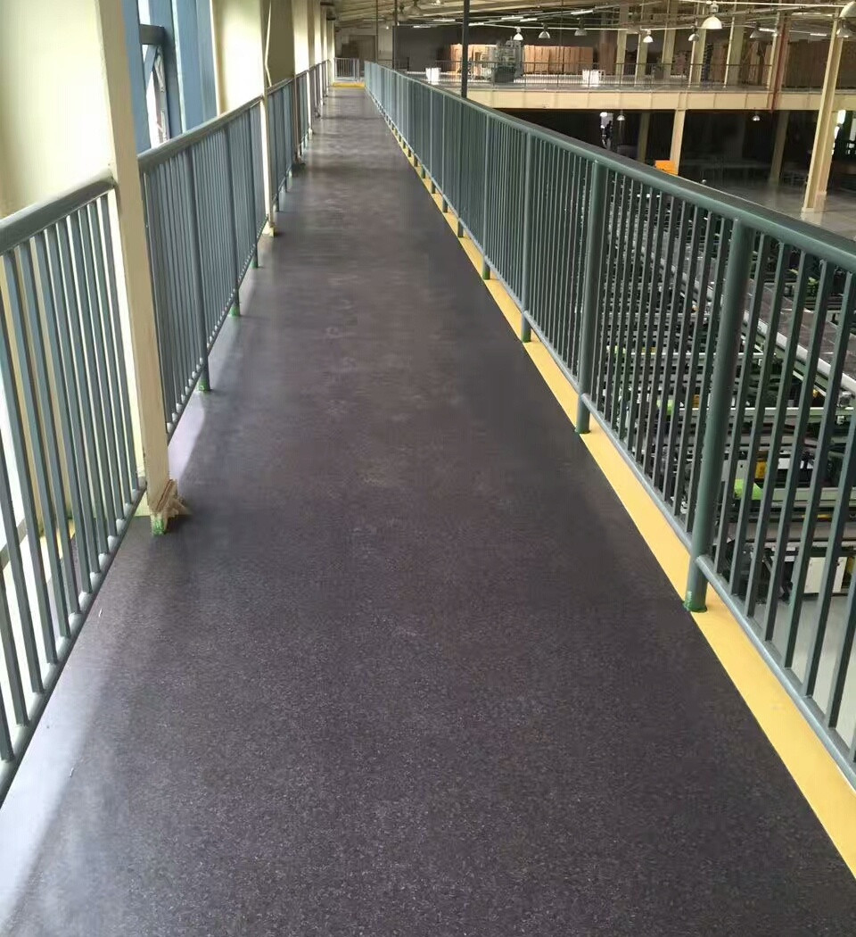 千陽海升集團過道PVC地坪