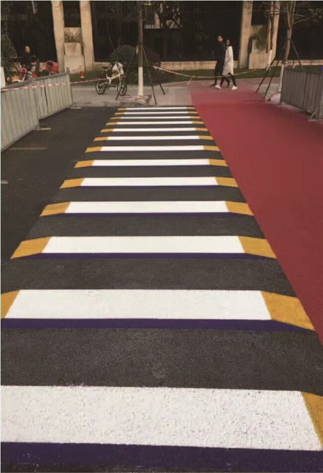 高速路匝道陶瓷顆粒防滑路面