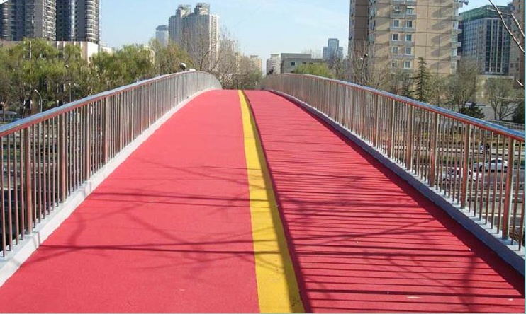 高速路匝道陶瓷顆粒防滑路面