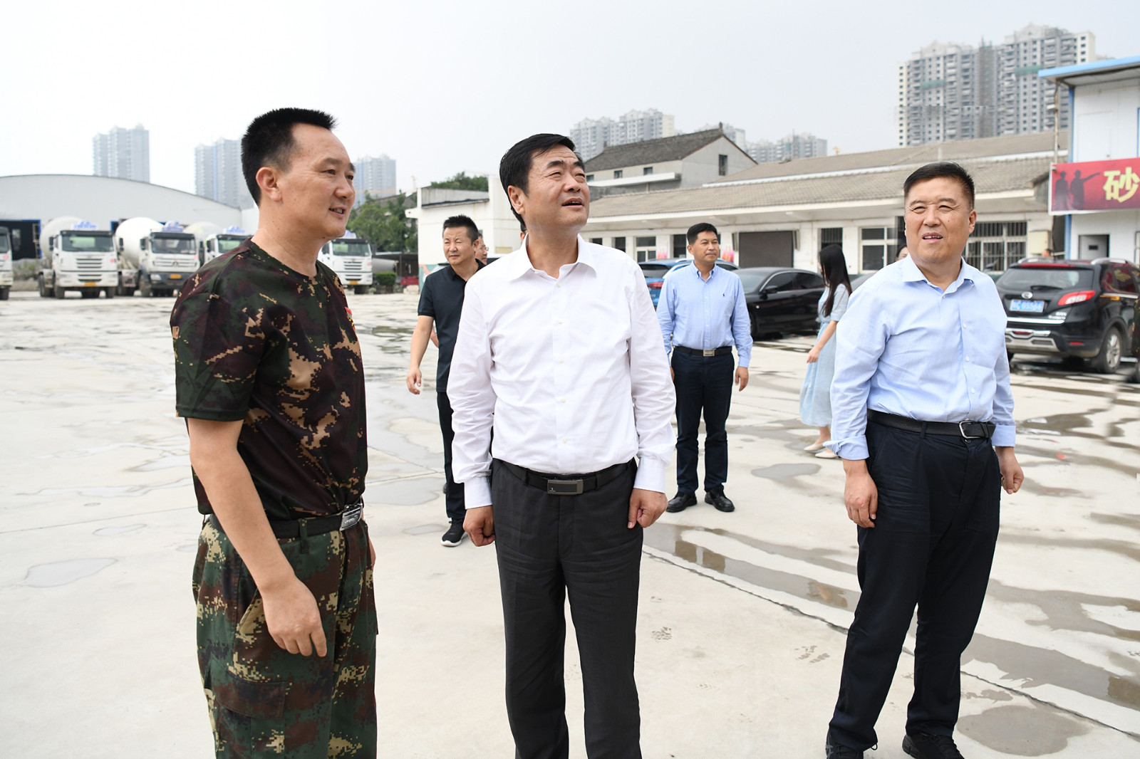 省退役軍人事務(wù)廳黨組書記，廳長(zhǎng)高中印一行蒞臨陜西豐邦調(diào)研指導(dǎo)
