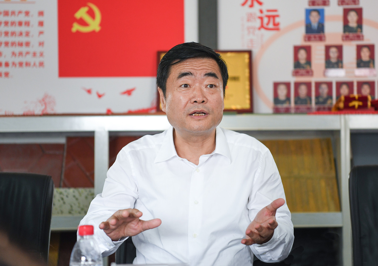 省退役軍人事務(wù)廳黨組書記，廳長(zhǎng)高中印一行蒞臨陜西豐邦調(diào)研指導(dǎo)