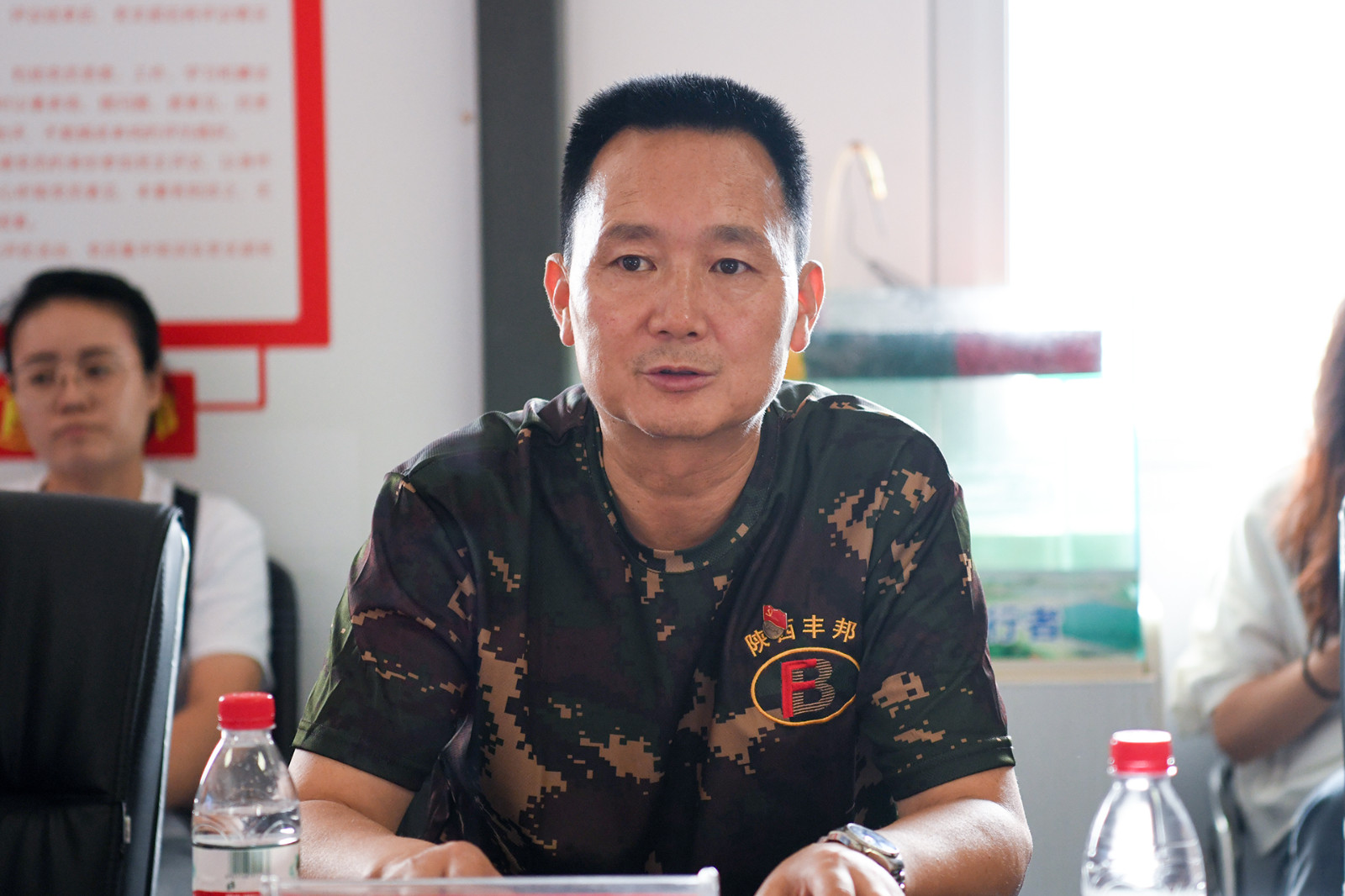 省退役軍人事務(wù)廳黨組書記，廳長(zhǎng)高中印一行蒞臨陜西豐邦調(diào)研指導(dǎo)