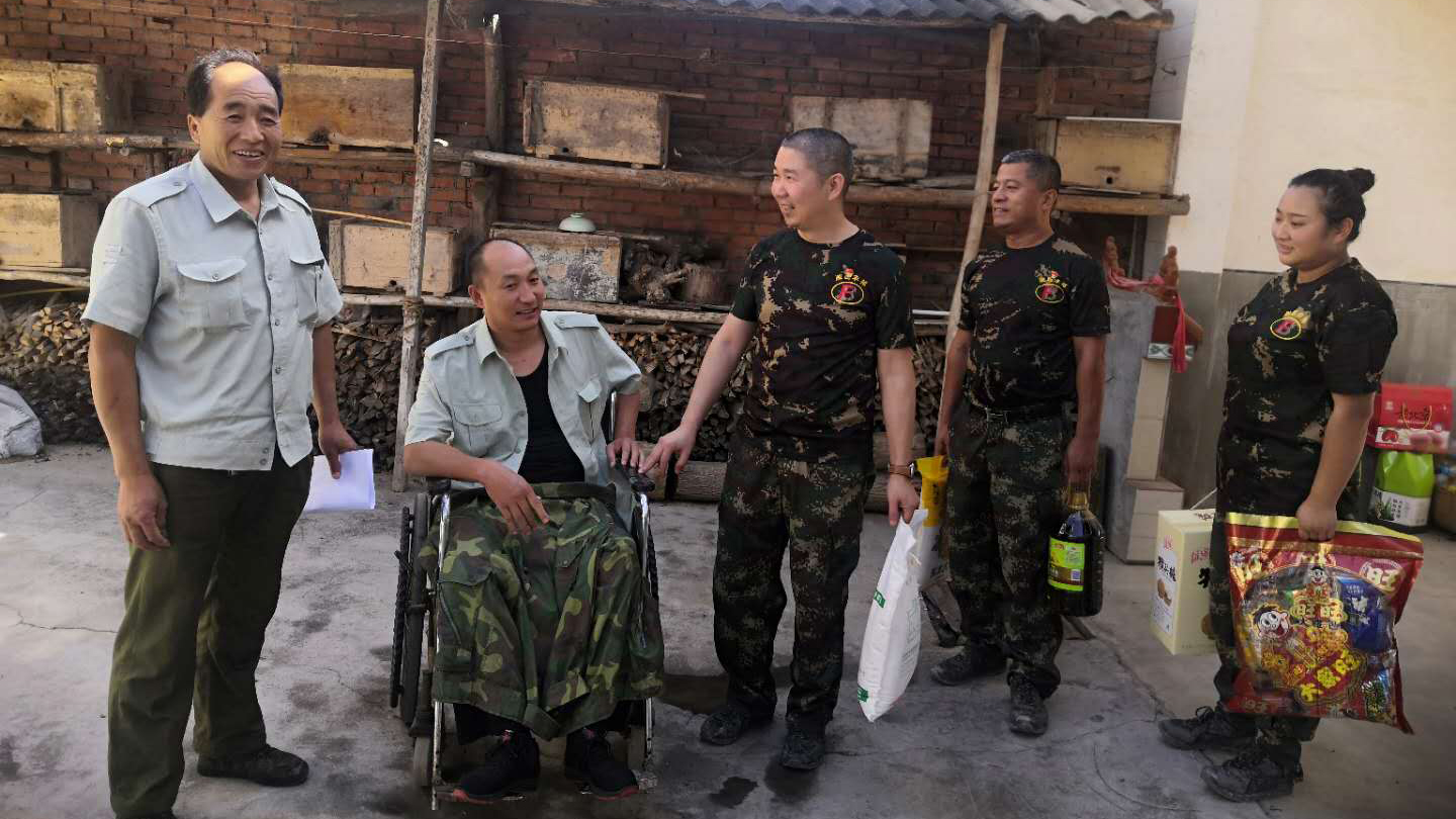 陜西豐邦入村進(jìn)戶看望人傷疾、退役軍人