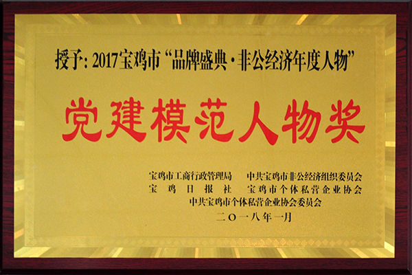 2017黨建模范人物