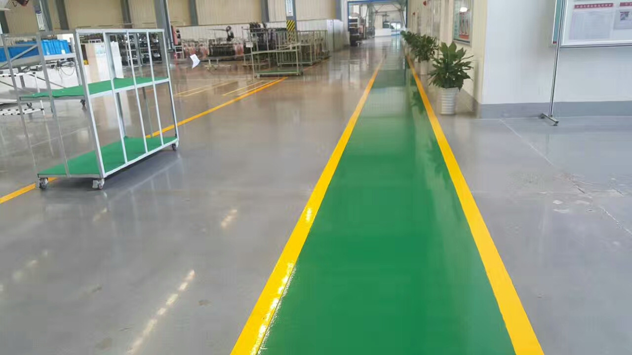 榆林某國企生產車間固化地坪