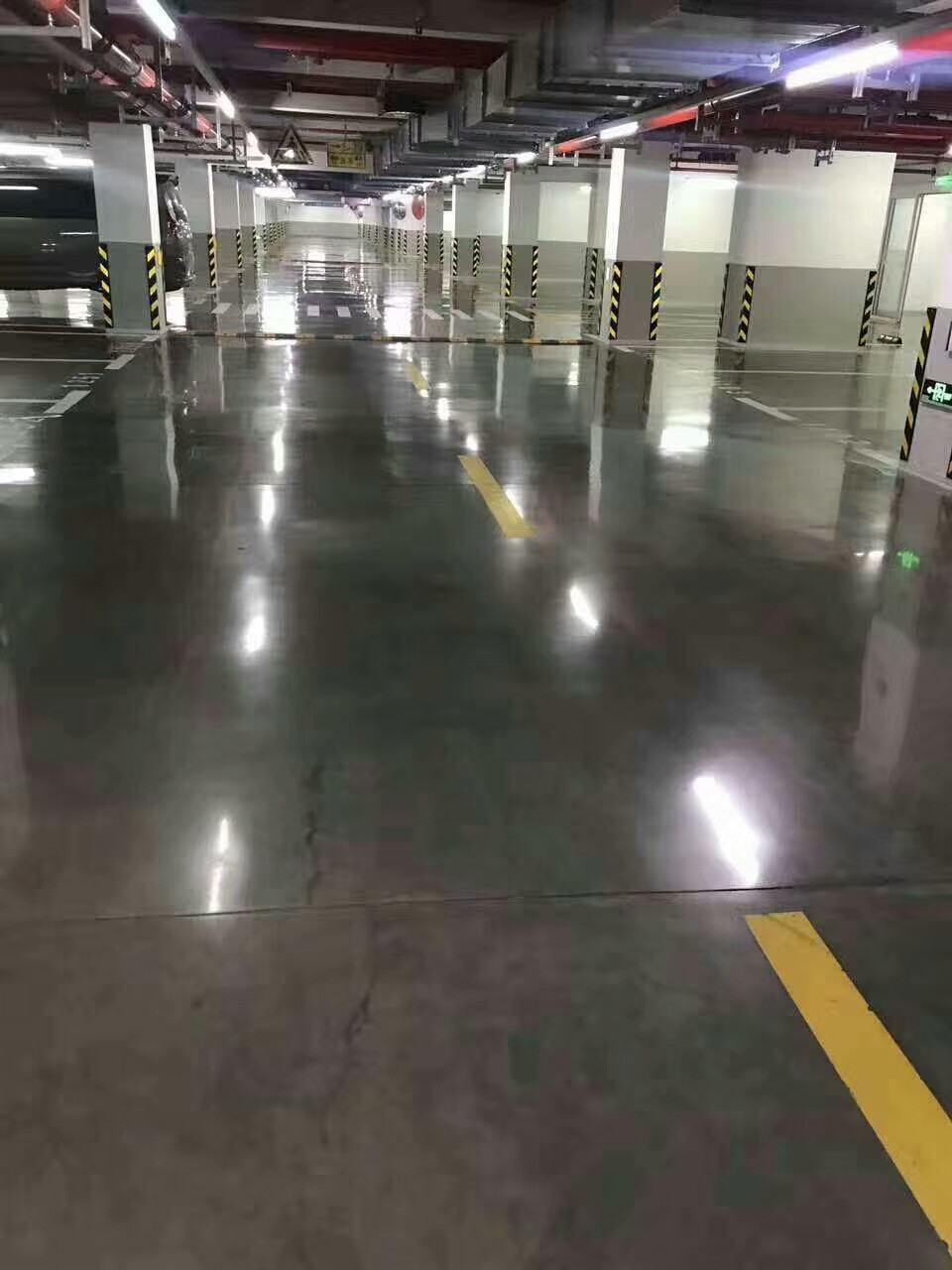 豐邦水性固化地坪產品展示