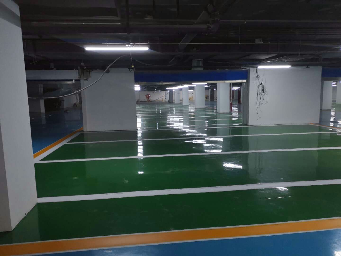 北京居然之家地下停車場環氧地坪